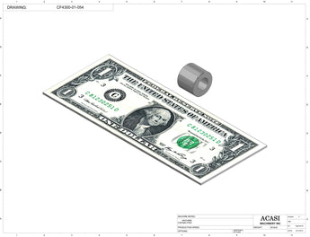 Waterfall cap feeder and sorter, model CF4300, Part CF4300-01-054, by Acasi Machinery Inc.