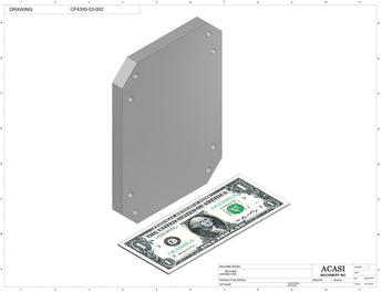 Waterfall cap feeder and sorter, model CF4300, Part CF4300-03-002, by Acasi Machinery Inc.