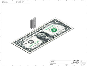 Waterfall cap feeder and sorter, model CF4300, Part CF4300-03-007, by Acasi Machinery Inc.