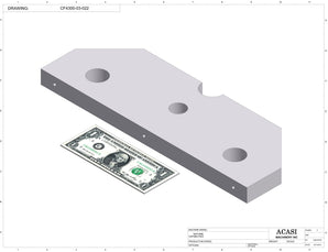 Waterfall cap feeder and sorter, model CF4300, Part CF4300-03-022, by Acasi Machinery Inc.