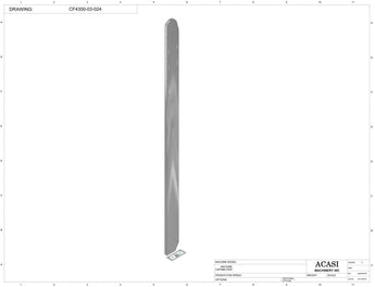 Waterfall cap feeder and sorter, model CF4300, Part CF4300-03-024, by Acasi Machinery Inc.