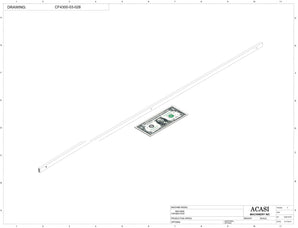 Waterfall cap feeder and sorter, model CF4300, Part CF4300-03-028, by Acasi Machinery Inc.