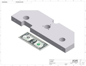 Waterfall cap feeder and sorter, model CF4300, Part CF4300-03-030, by Acasi Machinery Inc.