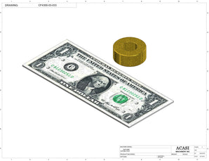 Waterfall cap feeder and sorter, model CF4300, Part CF4300-03-033, by Acasi Machinery Inc.