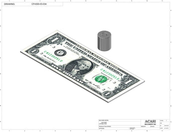 Waterfall cap feeder and sorter, model CF4300, Part CF4300-03-034, by Acasi Machinery Inc.