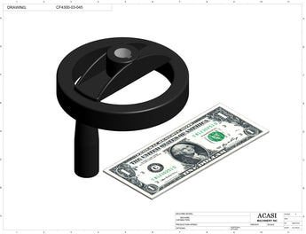 Waterfall cap feeder and sorter, model CF4300, Part CF4300-03-045, by Acasi Machinery Inc.