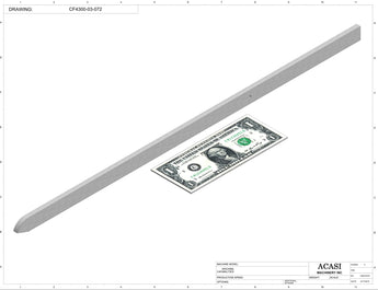 Waterfall cap feeder and sorter, model CF4300, Part CF4300-03-072, by Acasi Machinery Inc.