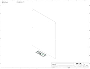 Waterfall cap feeder and sorter, model CF4300, Part CF4300-03-076, by Acasi Machinery Inc.