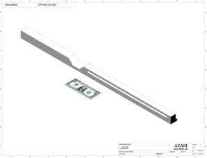 Waterfall cap feeder and sorter, model CF4300, Part CF4300-03-082, by Acasi Machinery Inc.