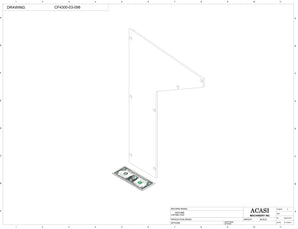 Waterfall cap feeder and sorter, model CF4300, Part CF4300-03-098, by Acasi Machinery Inc.