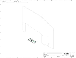 Waterfall cap feeder and sorter, model CF4300, Part CF4300-03-110, by Acasi Machinery Inc.
