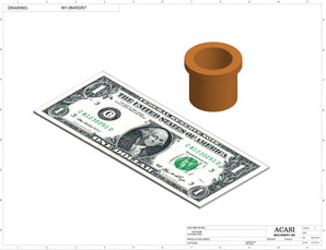 Waterfall cap feeder and sorter, model CF4300, Component M1-06455257, by Acasi Machinery Inc.